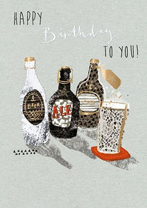 Birthday Card - Birthday Beers from Ling Design, English Cards in France