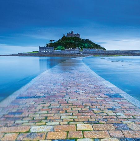 Blank Card - St Michaels Mount Cornwall from Ling Design, English Cards in France