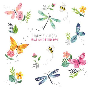 Children's Birthday Card - Flutter By