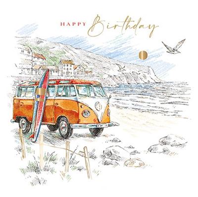 Ling Design Birthday Card - A Trip To The Coast