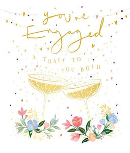 Engagement Card - A Toast To You Both from Ling Design, English Cards in France