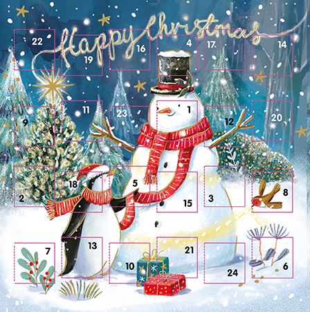 Christmas Advent Calendar Card - Gifts For You from Ling Design, English Christmas Advent Calendar Cards in France