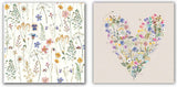 Blank Cards - Pack Of 8 - Meadow Flowers from Ling Design Ltd , English cards in France