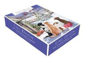 Christmas Cards - 24 Big Value Box Cards - Snowy from Ling Design, English Christmas Cards in France