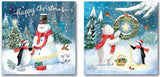 Tarjetas de Navidad - 12 Tarjetas de Navidad de Lujo - La Magia de la Navidad