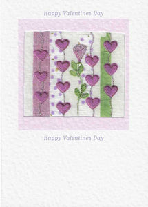 Valentine Card - Valentine Cascading Hearts