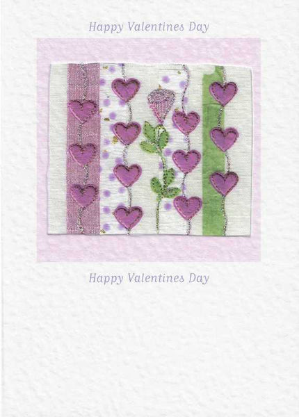 Valentine Card - Valentine Cascading Hearts