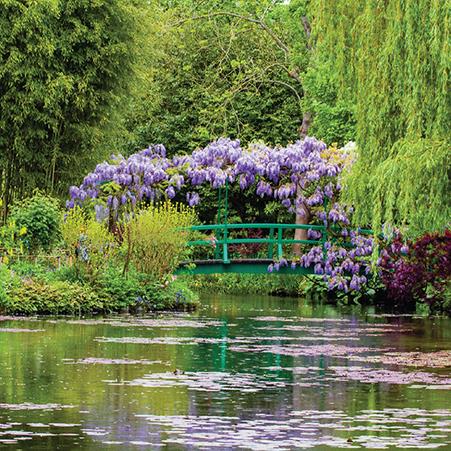 Ling Design Blank Card - Garden At Giverny