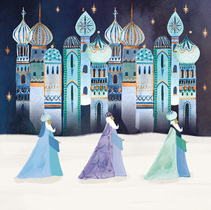 Ling Design Charity Christmas Cards - 6 Cards - We Three Kings, English Christmas Cards in France