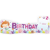 Age 2 - 2nd Birthday -Two today Mermaid from Paper Rose, English cards in France