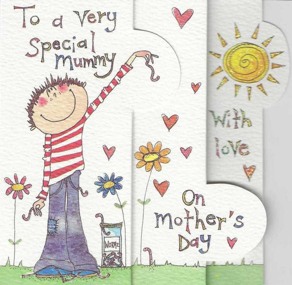 Mother's Day Card - To a Very Special Mummy,  Mother's day cards in France, Cartes de voeux Fete des Meres, English cards in France