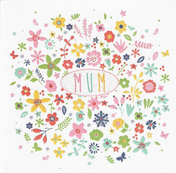 Mum Birthday - Floral Oval from Nigel Quiney Publications, English Cards in France