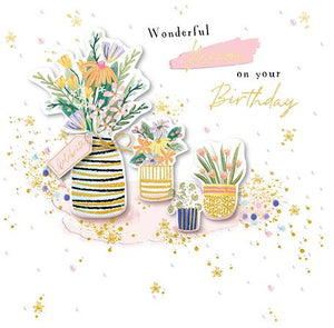 Mum Birthday - Wonderful Mum from Talking Pictures, English Cards in France