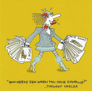 Humour Card - Shopping!