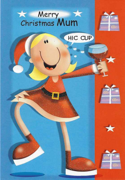 Christmas Card - Mum - Hic Cup