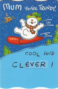 Christmas Card - Mum - Cool & Clever