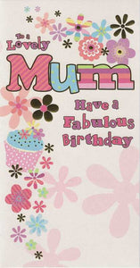 Mum Birthday - Contemporary Text