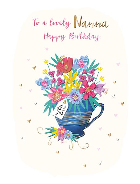 Nanna Birthday - Nanna Birthday from Talking Pictures, English Cards in France
