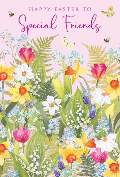 Easter Card - Special Friends - Spring Floral from Nigel Quiney Publications, English Cards in France