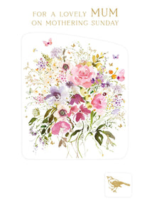 Mother's Day Card - Country Posy from Nigel Quiney Publications, Mother's day cards in France, Cartes de voeux Fete des Meres, English Cards in France