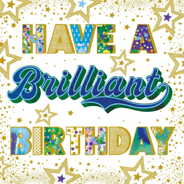 Birthday Card - Brilliant Day from Nigel Quiney Publications, English Cards in France