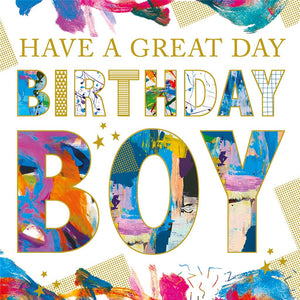 Birthday Card - Birthday Boy from Nigel Quiney Publications, English Cards in France