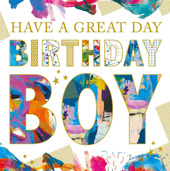Birthday Card - Birthday Boy from Nigel Quiney Publications, English Cards in France