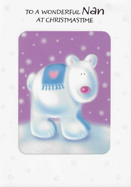 Christmas Card - Nan - Polar Bear