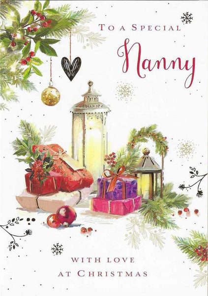 Christmas Card - Nanny - Festive Gifts