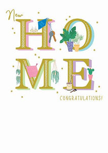 New Home Card - New Home Congratulations from Paper Rose, English cards in France