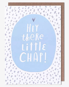New Baby Boy Card - Hey There Little Chap from Pigment Productions, English Cards in France
