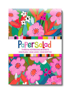 Paper Salad 3 X A6 Notebooks from the Great British Card Company, English Cards in France