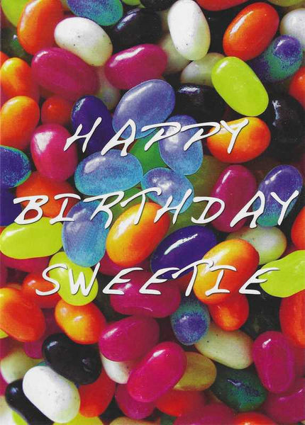 Children's Birthday Card - Happy Birthday Jelly Beans