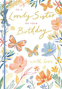 Ling Design Sister Birthday - Blooming Lovely Birthday