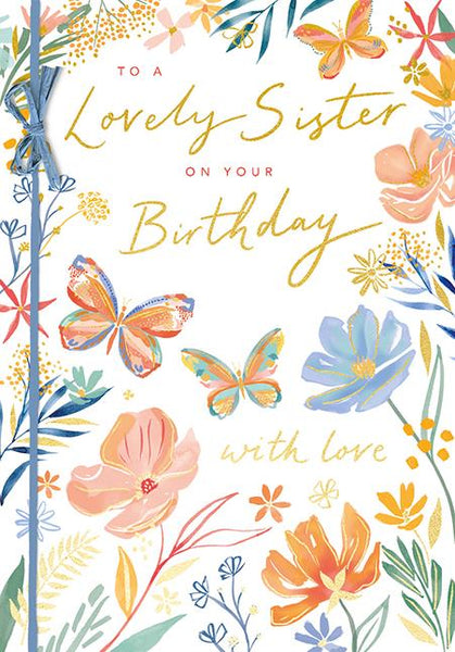 Ling Design Sister Birthday - Blooming Lovely Birthday