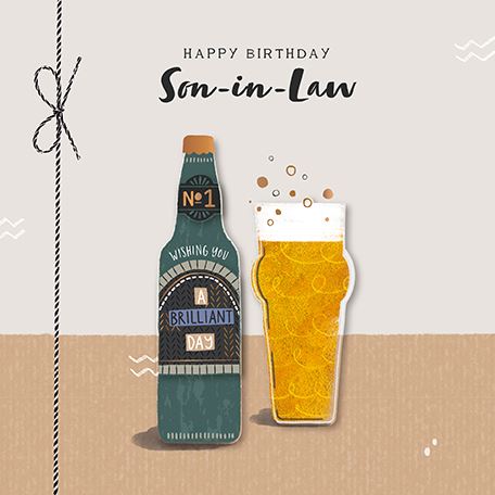 Son-in-Law Birthday - Birthday Beer