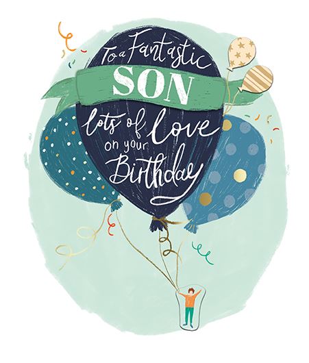 Son Birthday - Birthday Balloons