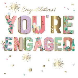 Engagement Card - Congratulations! from Talking Pictures, English Cards in France