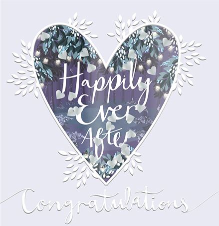 Wedding Card - Happily Ever After from Talking Pictures, English Cards in France