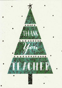 Christmas Card - Thank You Teacher