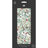 Tissue Pack - 5 Sheets of Printed Tissue Pack - Christmas Sprig From Heart and Soul Studio Limited