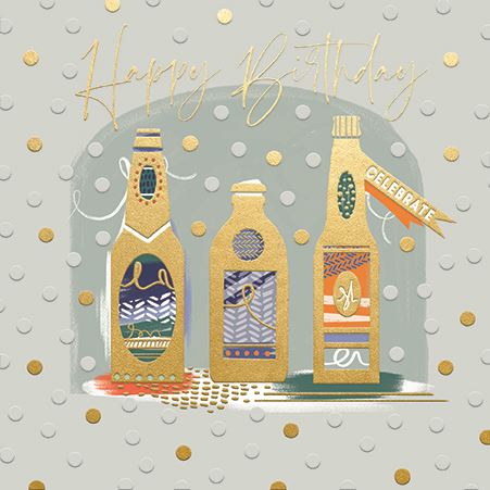 Birthday Card - Birthday Beer from Ling Design Ltd, English Cards in France