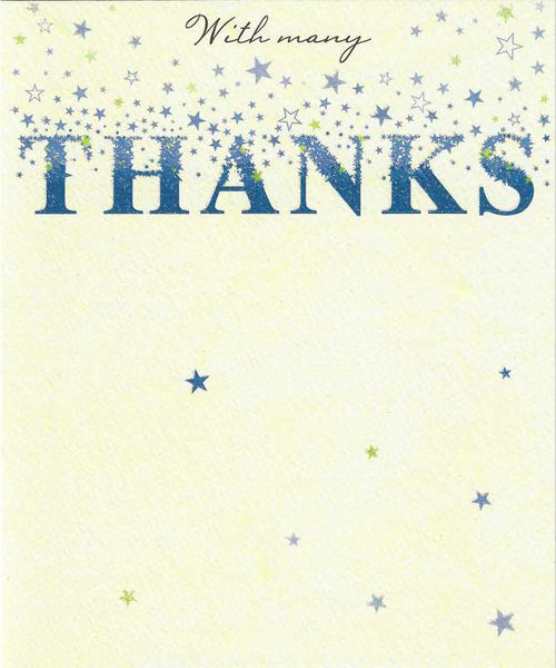 Thank You Card - Flitter Text