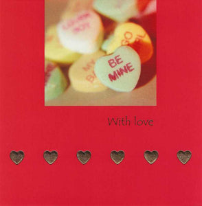 Valentine Card - On Valentine's Day Love Hearts