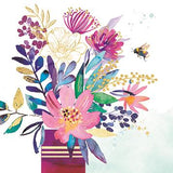 Tarjetas en Blanco - Paquete de 8 - Flores en su Apogeo
