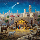 Tarjetas de Navidad - 10 Tarjetas - Escenas Religiosas Navideñas
