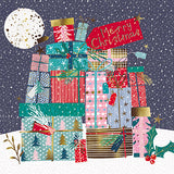 Christmas Cards - 10 Cards - Pile Of Presents / Christmas Tree