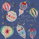 Christmas Cards - 10 Cards - Papercut Tree & Baubles