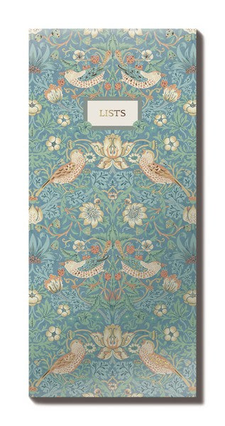 William Morris Design Magnetic List Pad