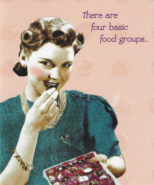 Humour Card - Food groups...